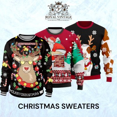 10 Pcs of Ugly Christmas Sweaters