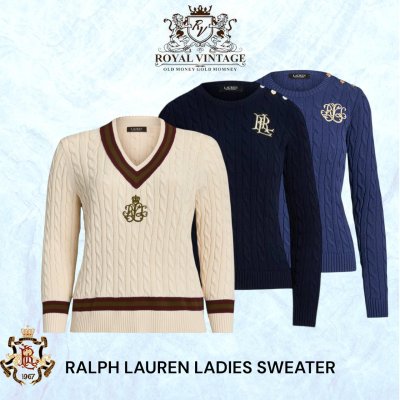 POLO LADIES CABLE KNIT SWEATERS