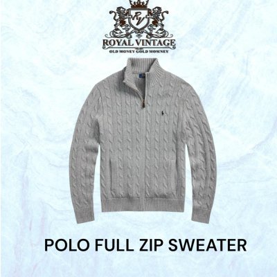 POLO FULL ZIPS SWEATERS
