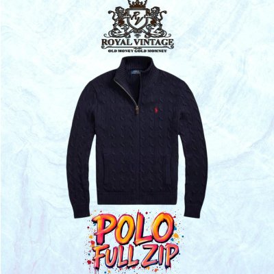POLO FULL ZIPPER SWEATERS