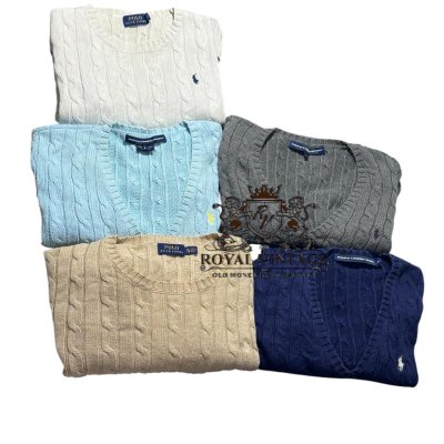 POLO RALPH LAUREN CABLE KNITS & LACOASTE SWEATERS FOR SPAIN CLINT