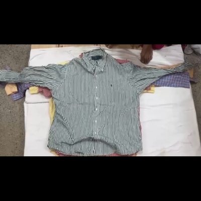 Vintage Polo Ralph Lauren Striped Oxford Shirt | 10/20/50 PCS Wholesale Bundle | Smart Formal | EU Stock