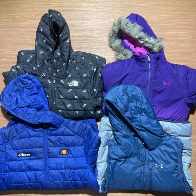Wholesale Branded Puffer Jacket Lot | 10pcs 50pcs 100pcs Available | The North Face Ellesse Under Armour|royalsvintage