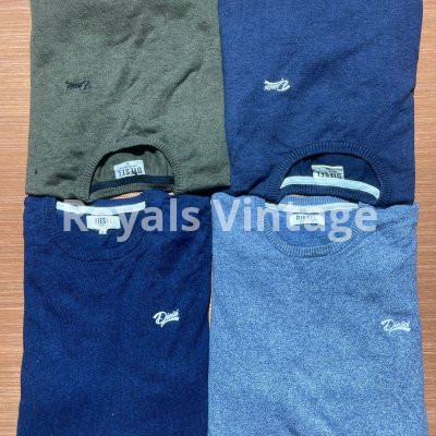 Wholesale Vintage Diesel Sweater Lot | 10pcs 50pcs 100pcs Available | Knitwear Jumper | RoyalsVintage